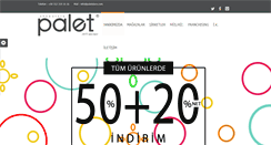 Desktop Screenshot of paletstore.com